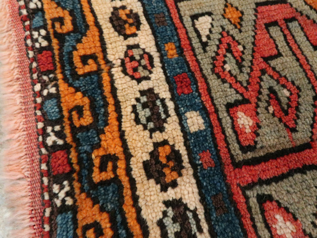 Antique Persian Kurdish Rug (Pair: 2 of 2), No.16995 - Galerie Shabab