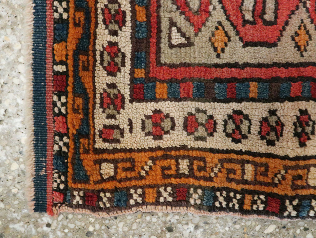 Antique Persian Kurdish Rug (Pair: 2 of 2), No.16995 - Galerie Shabab