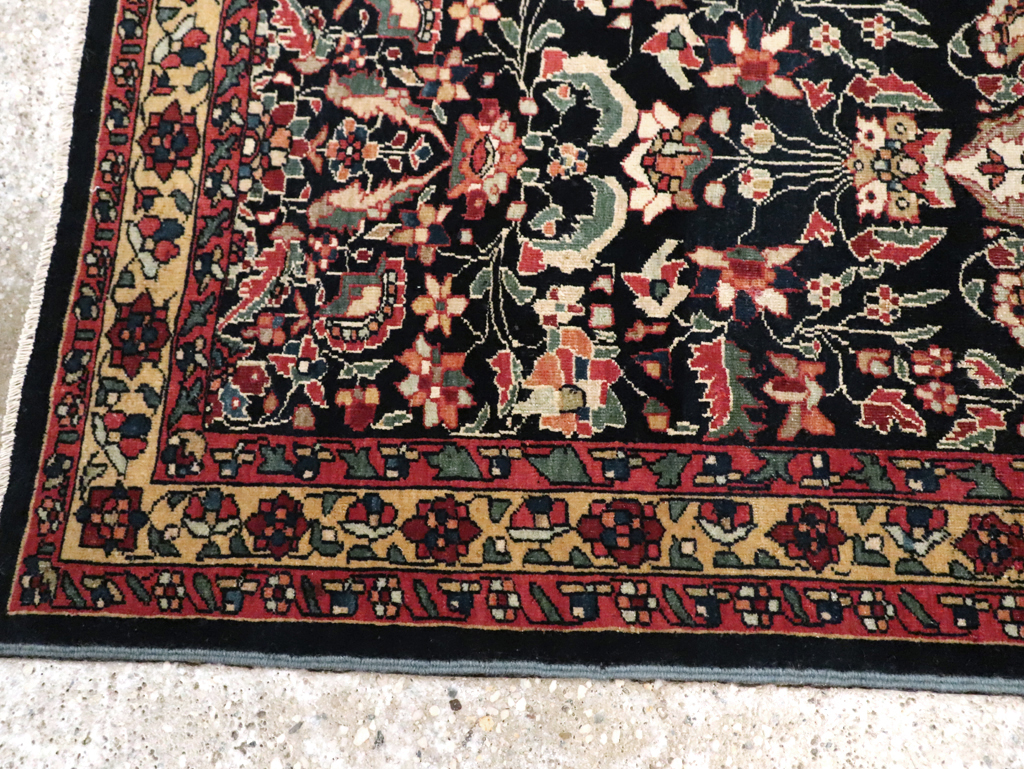 Antique Persian Sarouk Fereghan Throw Rug (Pair: 1 of 2), No.16996 - Galerie Shabab