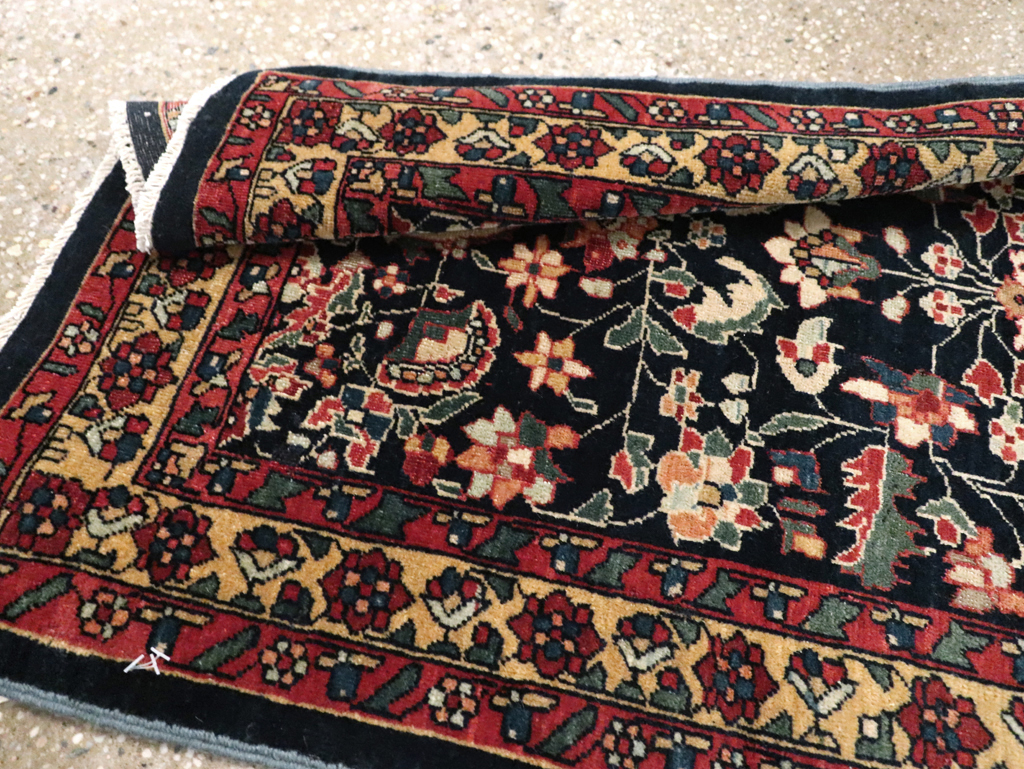 Antique Persian Sarouk Fereghan Throw Rug (Pair: 1 of 2), No.16996 - Galerie Shabab