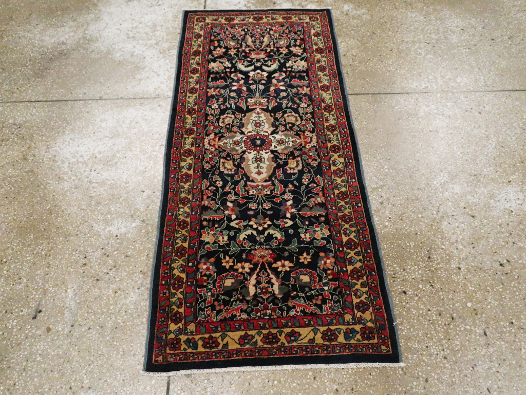 Antique Persian Sarouk Fereghan Throw Rug (Pair: 2 of 2), No.16997 - Galerie Shabab