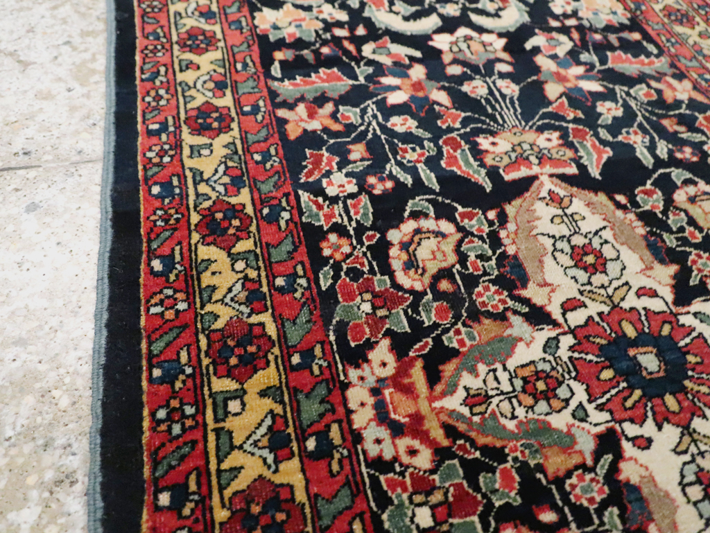 Antique Persian Sarouk Fereghan Throw Rug (Pair: 2 of 2), No.16997 - Galerie Shabab