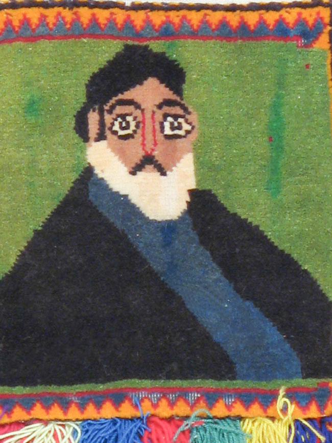 Vintage Persian Shiraz Pictorial Rug, No.17002 - Galerie Shabab