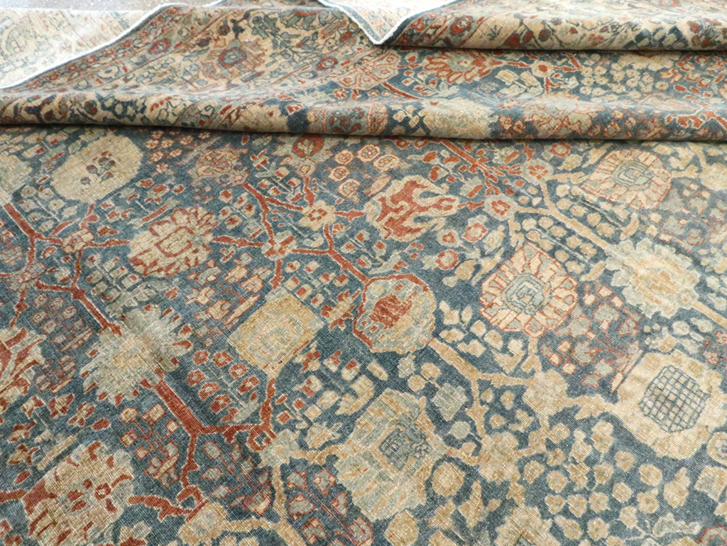 Antique Persian Tabriz Carpet, No.17016 - Galerie Shabab