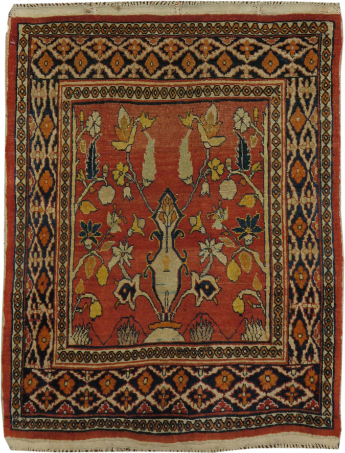 Antique Tabriz Hagi Jalili Rug, No.17017 - Galerie Shabab