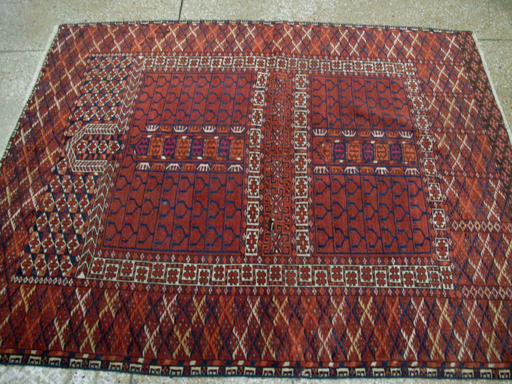 Antique Persian Tekke Rug, No.17025 - Galerie Shabab
