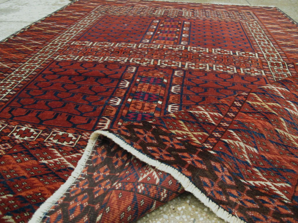 Antique Persian Tekke Rug, No.17025 - Galerie Shabab
