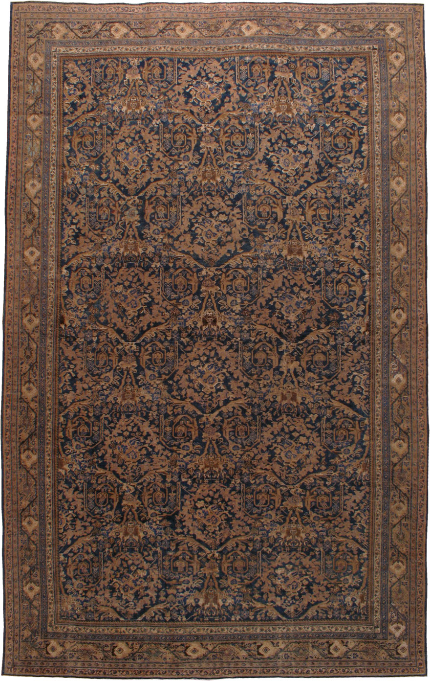 Antique Persian Mahal Carpet, No.17034 - Galerie Shabab