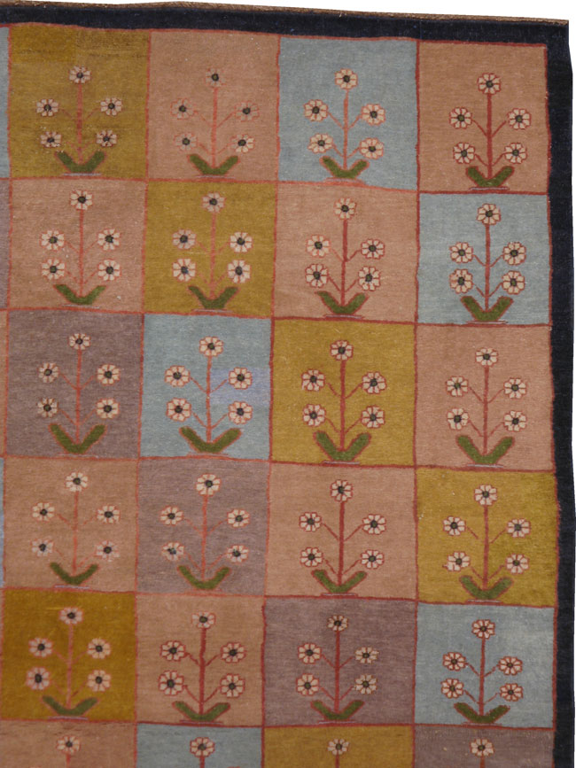 Vintage Indian Lahore Rug, No.17044 - Galerie Shabab