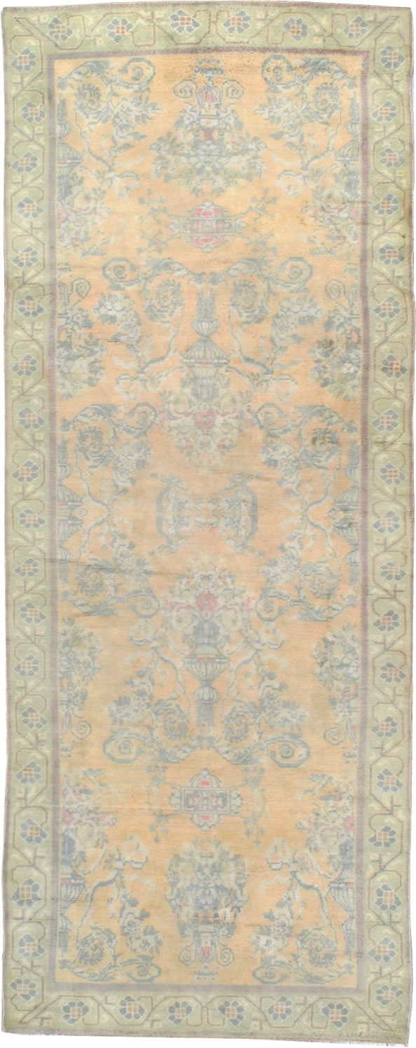 Vintage Indian Cotton Agra Wide Gallery Runner , No.17048 - Galerie Shabab