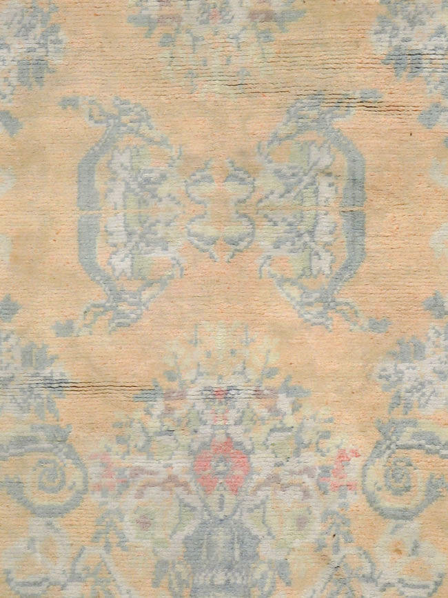 Vintage Indian Cotton Agra Wide Gallery Runner , No.17048 - Galerie Shabab