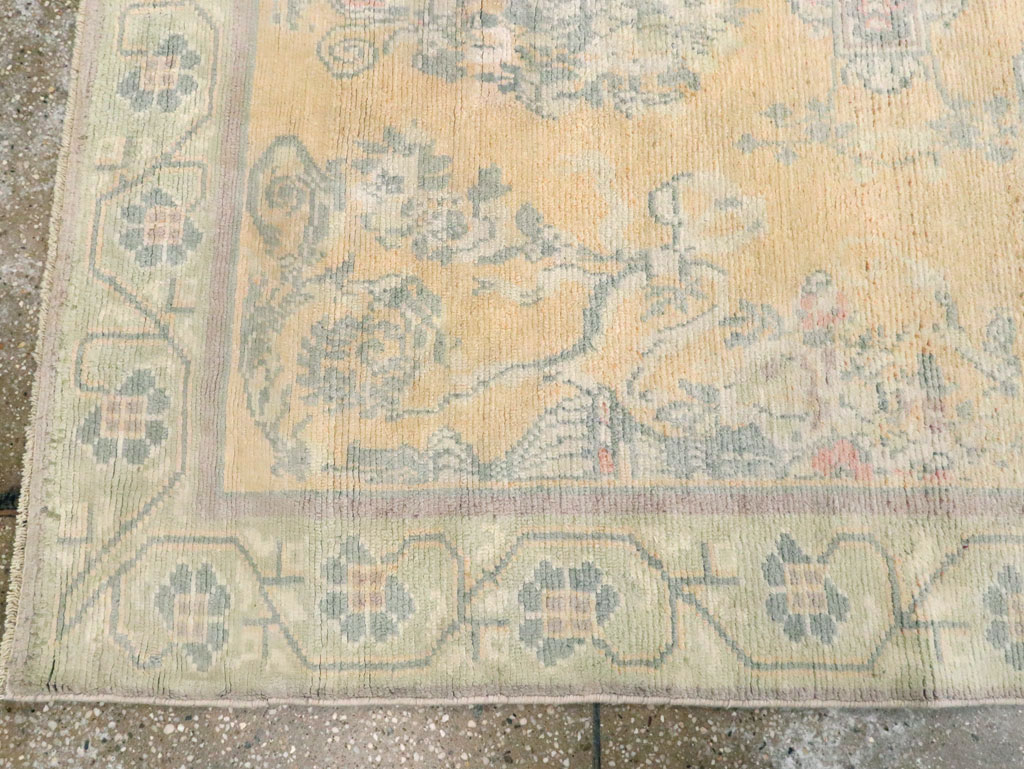 Vintage Indian Cotton Agra Wide Gallery Runner , No.17048 - Galerie Shabab