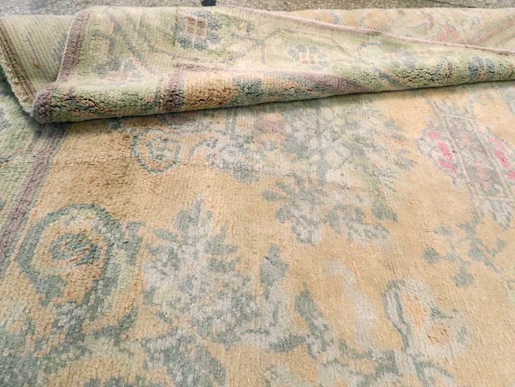 Vintage Indian Cotton Agra Wide Gallery Runner , No.17048 - Galerie Shabab