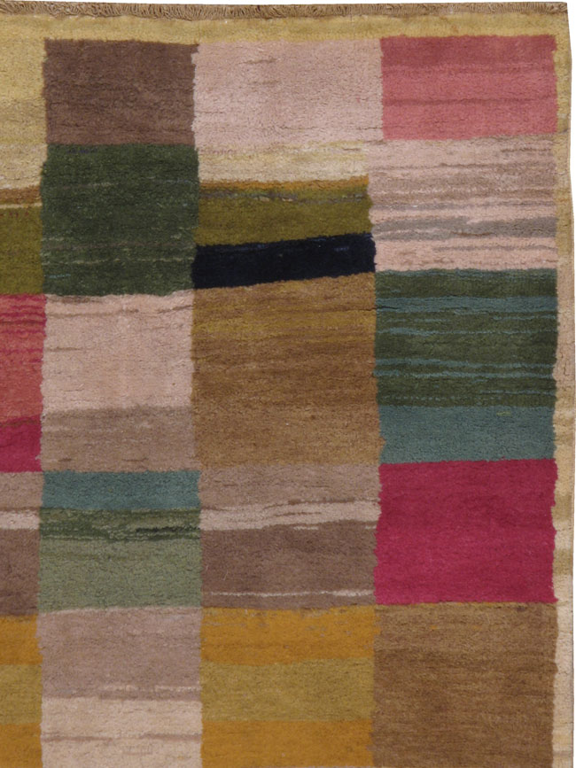 Vintage Indian Lahore Rug, No.17049 - Galerie Shabab