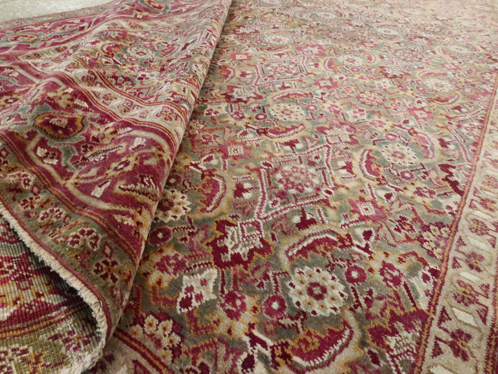 Antique Indian Agra Carpet, No.17050 - Galerie Shabab
