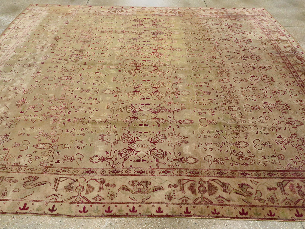 Antique Indian Agra Carpet, No.17051 - Galerie Shabab