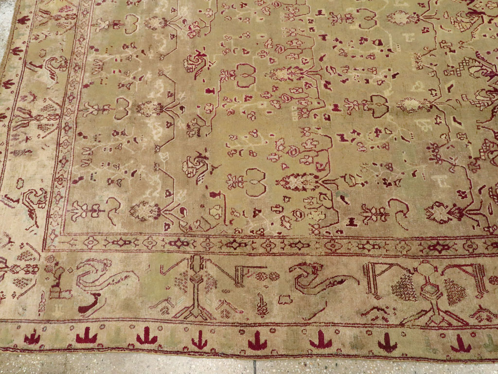 Antique Indian Agra Carpet, No.17051 - Galerie Shabab