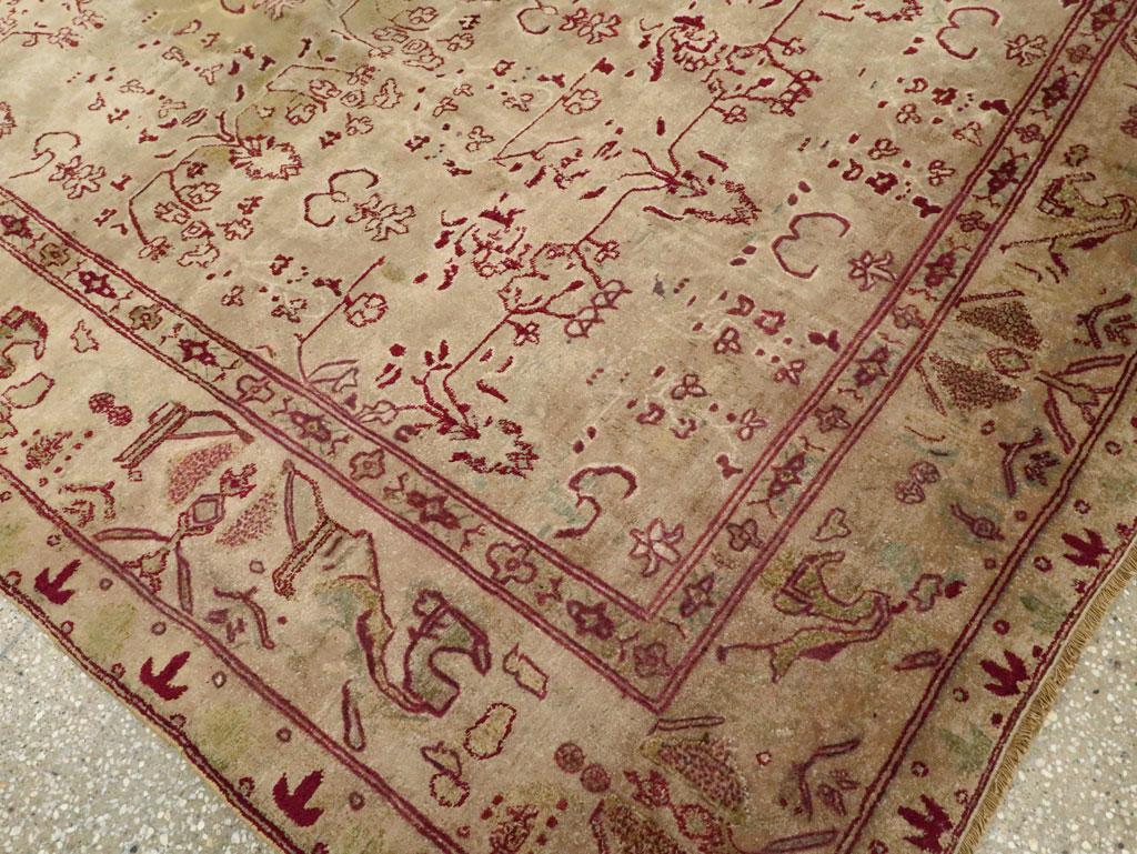 Antique Indian Agra Carpet, No.17051 - Galerie Shabab