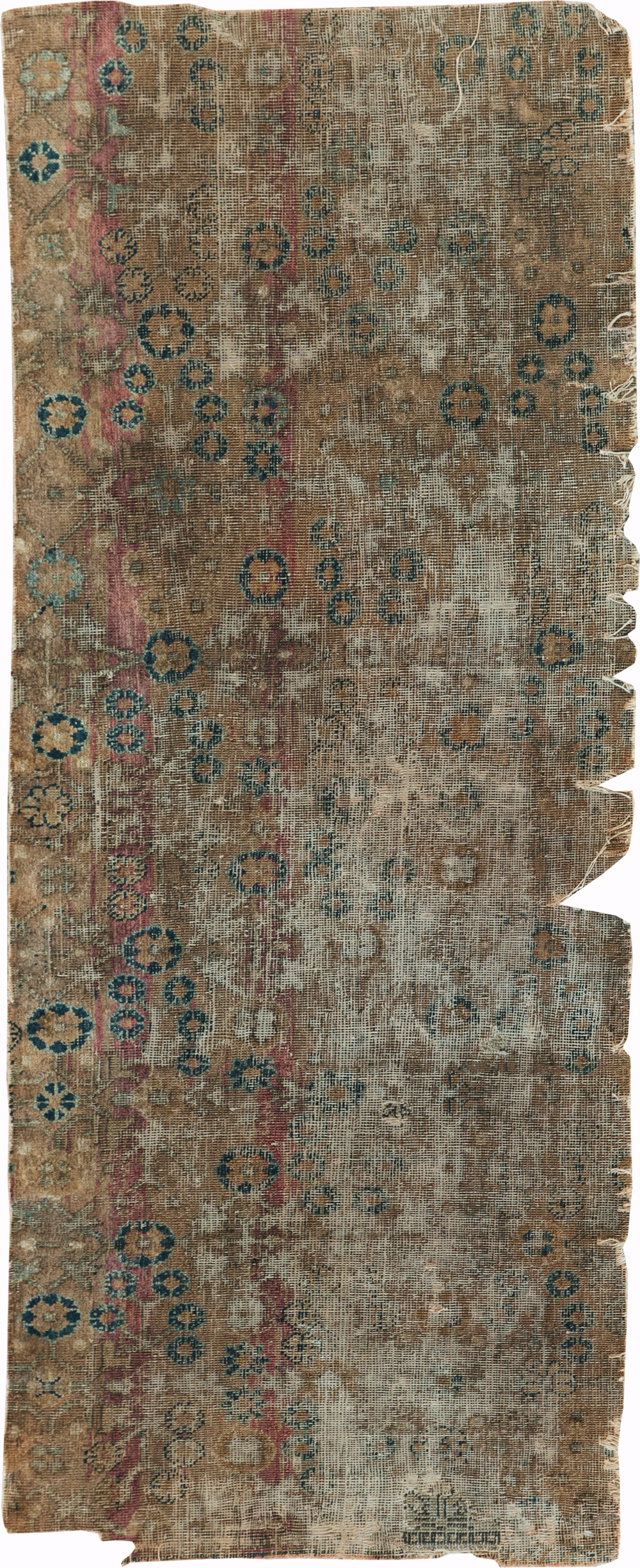 Antique East Turkestan Silk Khotan Fragment, No.17054 - Galerie Shabab