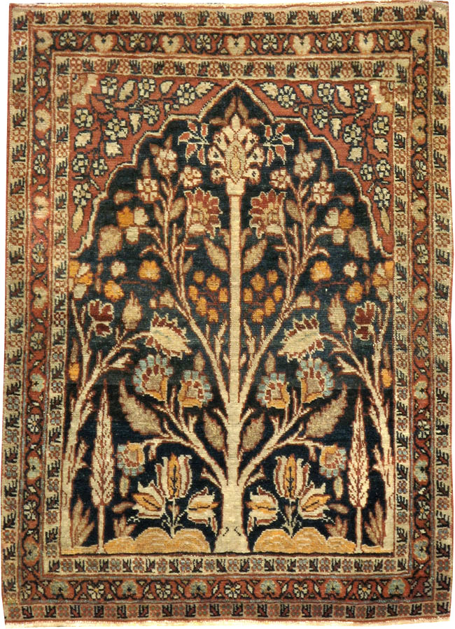 Antique Persian Tabriz Hagi Jalili Rug, No.17058 - Galerie Shabab