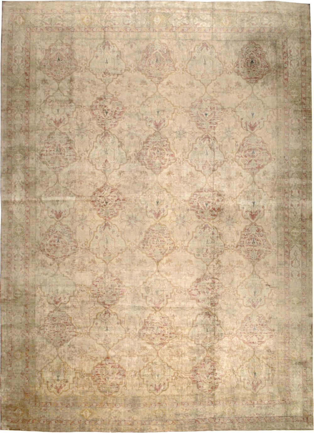 Antique Indian Lahore Carpet, No.17060 - Galerie Shabab