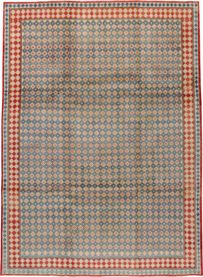 Vintage Persian Mashad Modernist Carpet, No.17070 - Galerie Shabab