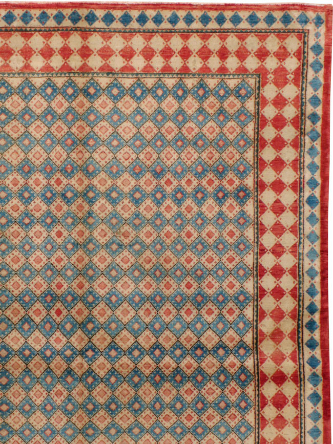 Vintage Persian Mashad Modernist Carpet, No.17070 - Galerie Shabab