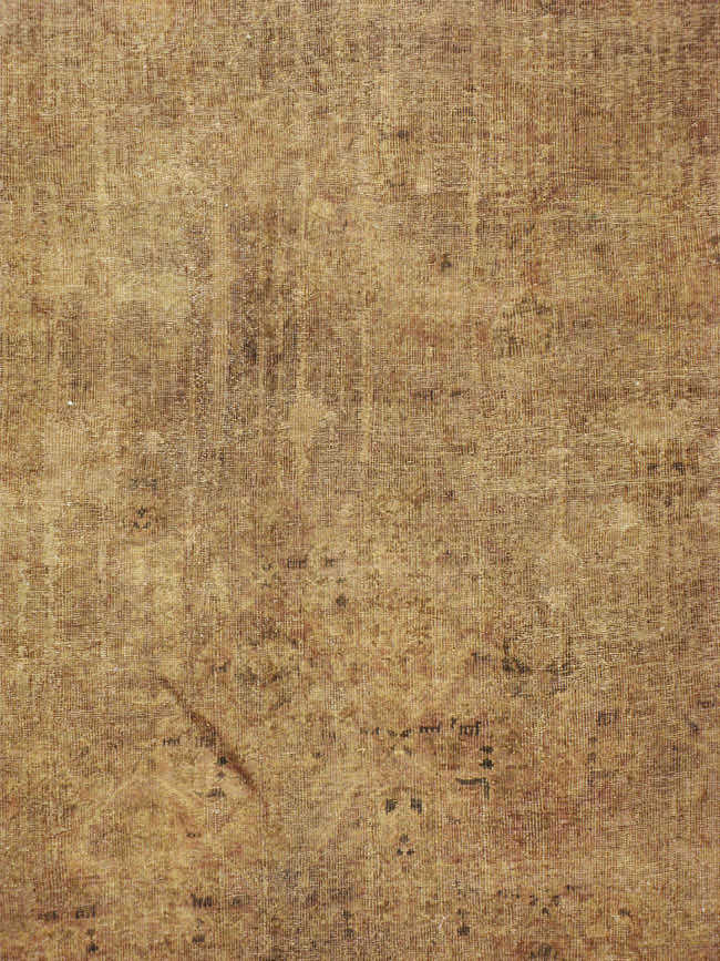 Antique Persian Mahal Distressed Carpet, No.17072 - Galerie Shabab