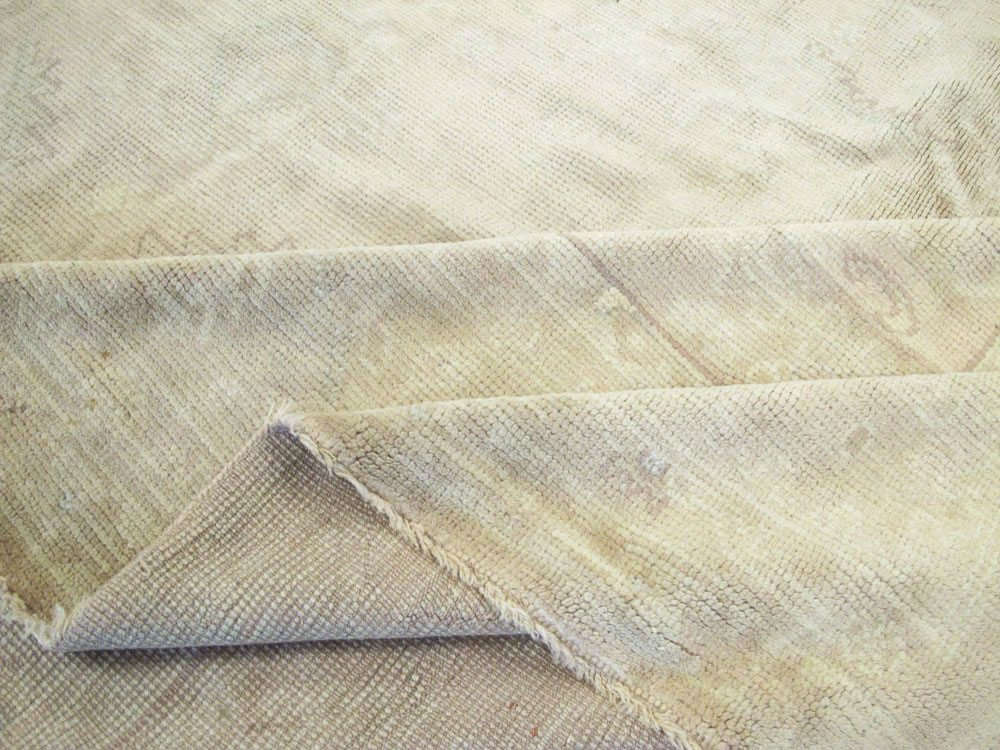 Antique Turkish Oushak Carpet, No.17074 - Galerie Shabab