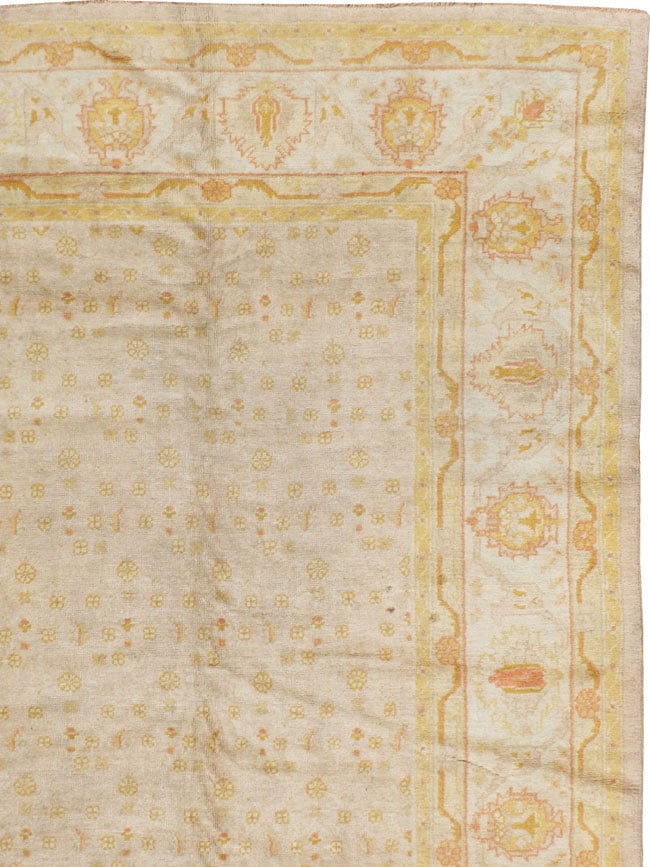 Antique Turkish Oushak Carpet, No.17077 - Galerie Shabab