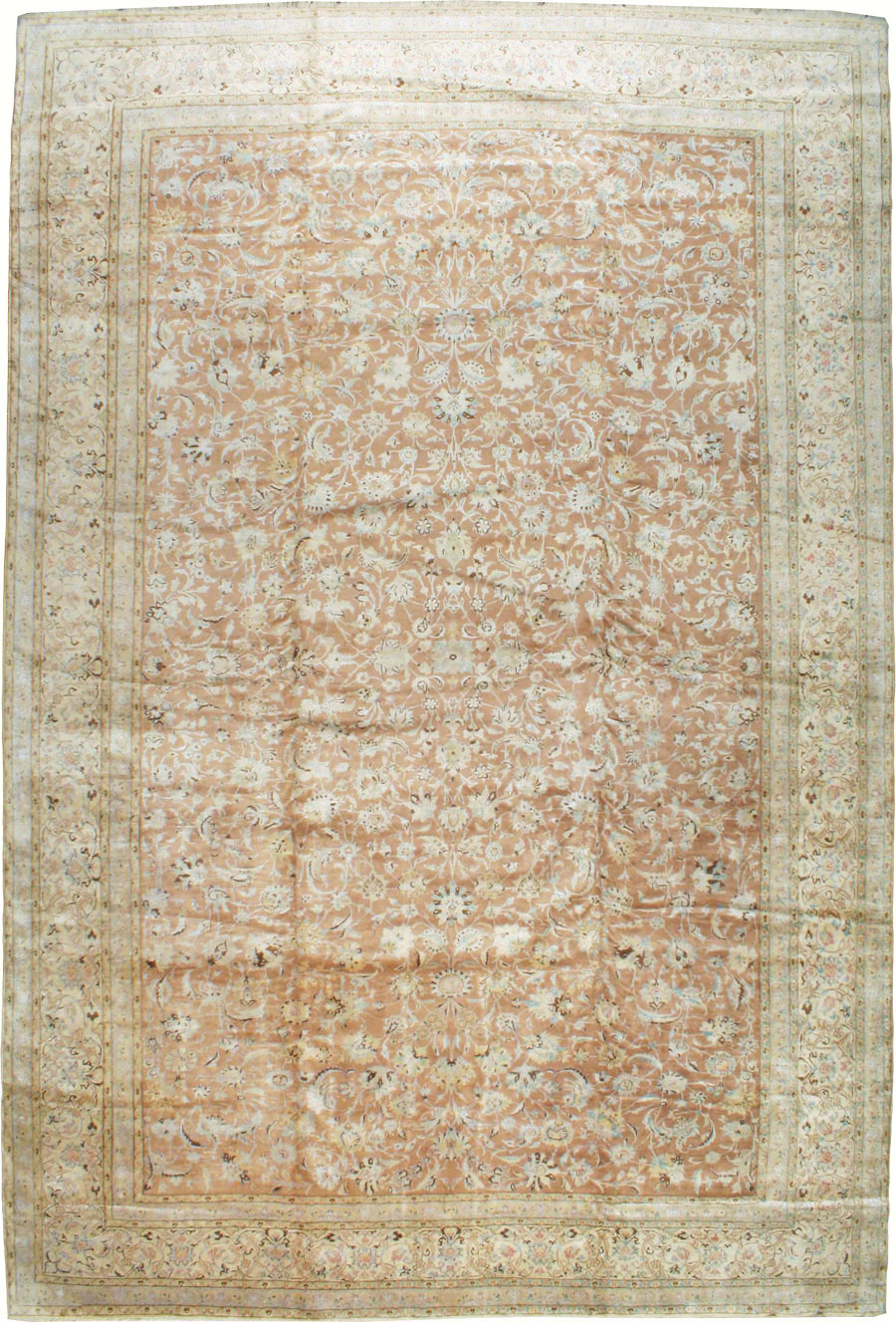 Vintage Persian Nain Carpet, No.17092 - Galerie Shabab