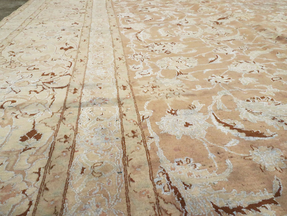 Vintage Persian Nain Carpet, No.17092 - Galerie Shabab