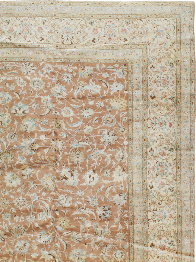Vintage Persian Nain Carpet, No.17092 - Galerie Shabab