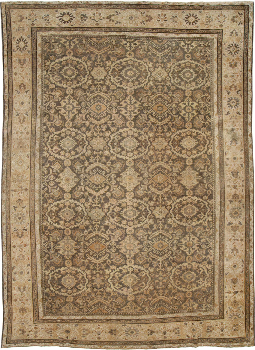 Antique Persian Mahal Room Size Carpet, No.17104 - Galerie Shabab