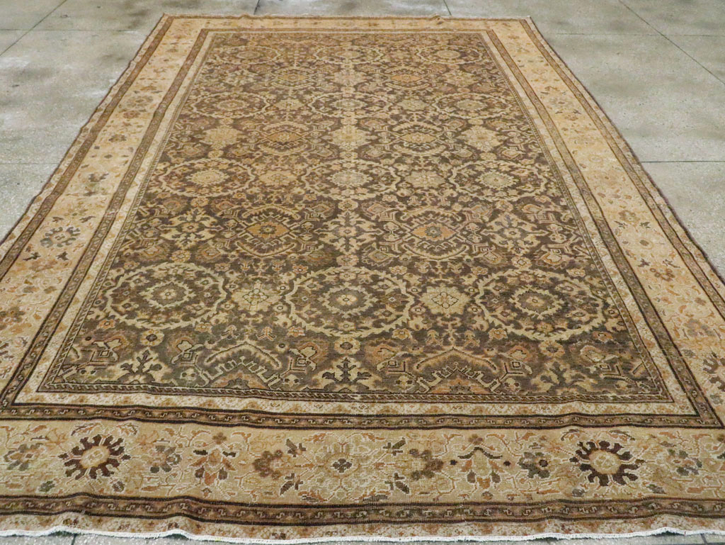 Antique Persian Mahal Room Size Carpet, No.17104 - Galerie Shabab