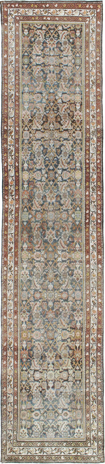 Vintage Persian Malayer Runner, No.17109 - Galerie Shabab