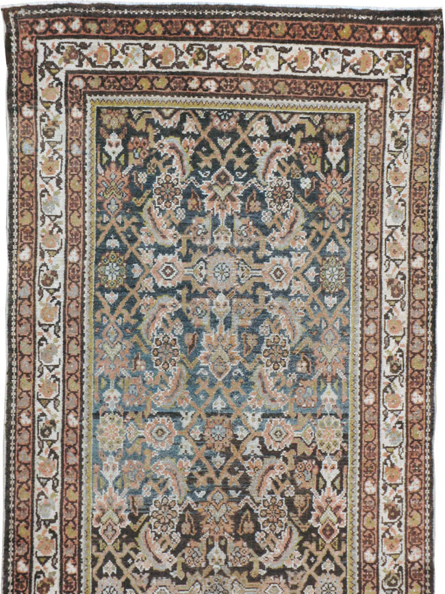 Vintage Persian Malayer Runner, No.17109 - Galerie Shabab