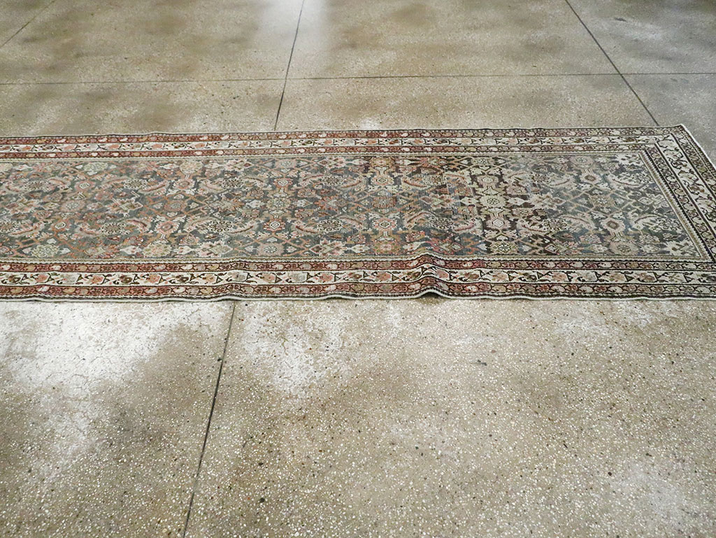 Vintage Persian Malayer Runner, No.17109 - Galerie Shabab