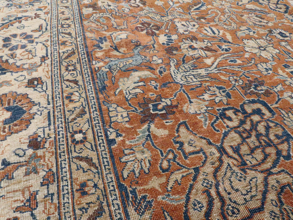 Antique Persian Tabriz Carpet, No.17115 - Galerie Shabab
