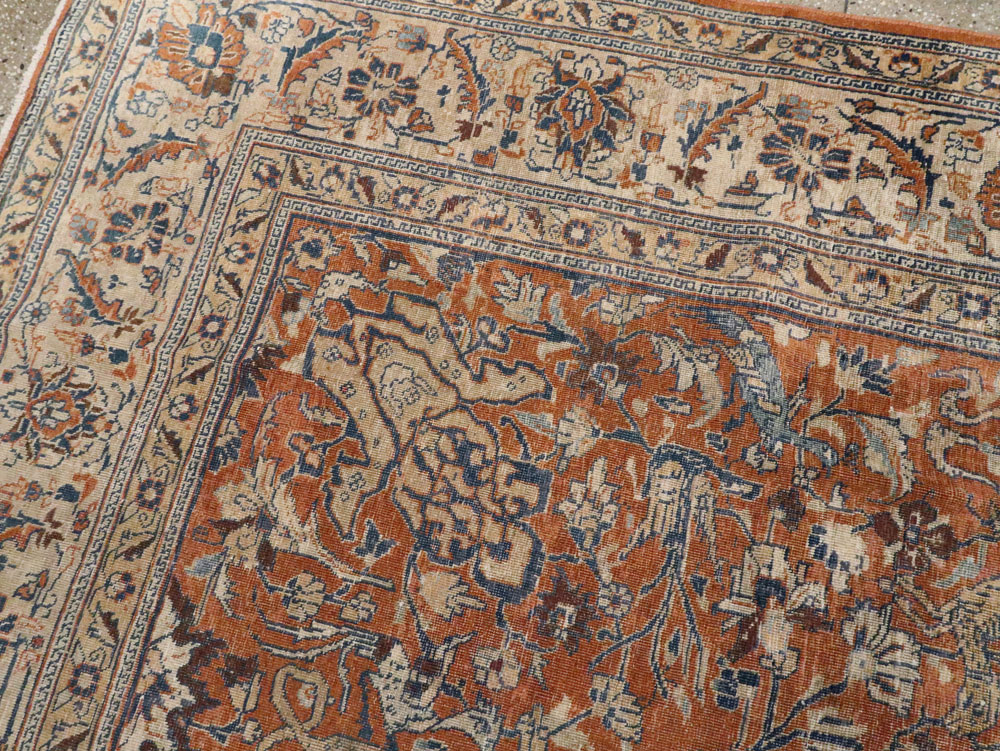 Antique Persian Tabriz Carpet, No.17115 - Galerie Shabab