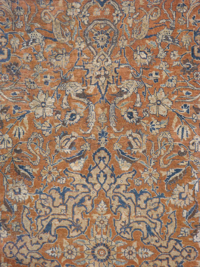 Antique Persian Tabriz Carpet, No.17115 - Galerie Shabab