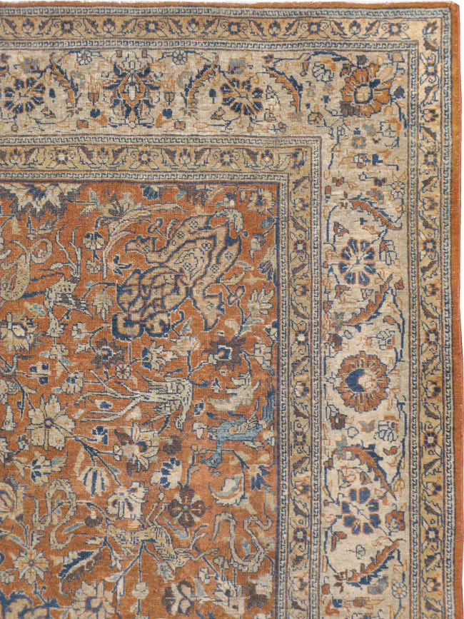 Antique Persian Tabriz Carpet, No.17115 - Galerie Shabab
