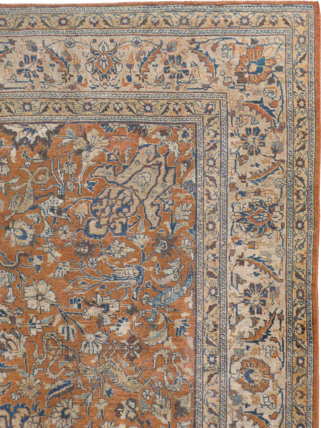 Antique Persian Tabriz Carpet, No.17115 - Galerie Shabab
