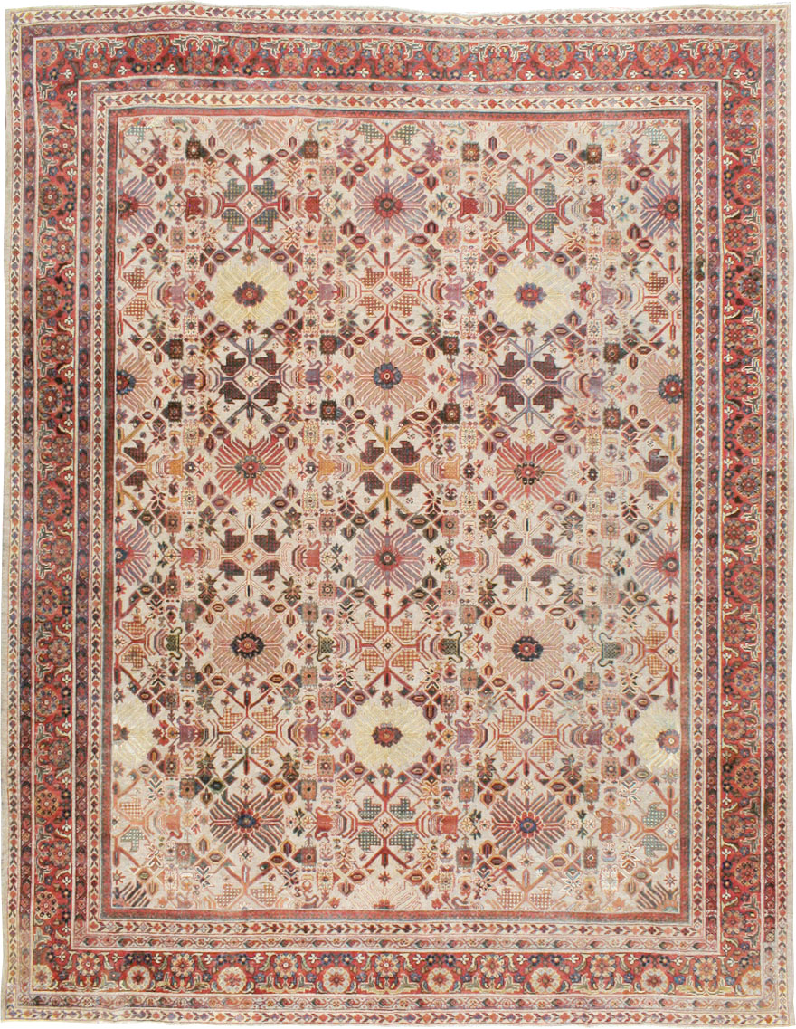 Antique Persian Mahal Carpet, No.17121 - Galerie Shabab