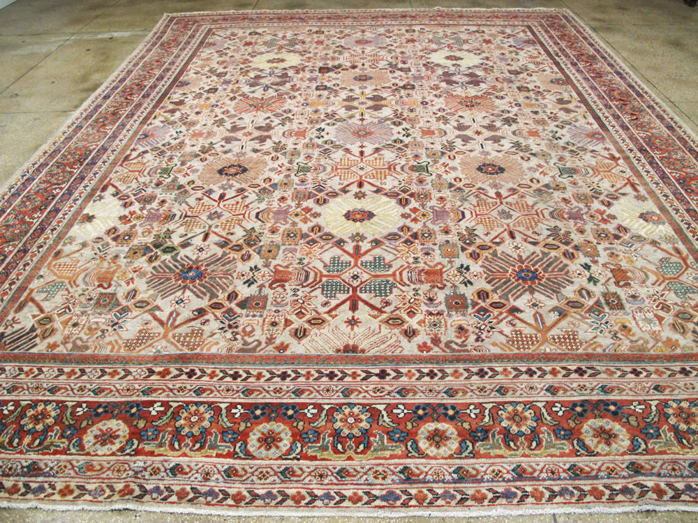 Antique Persian Mahal Carpet, No.17121 - Galerie Shabab