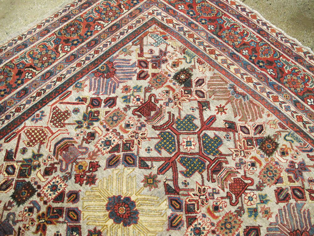 Antique Persian Mahal Carpet, No.17121 - Galerie Shabab