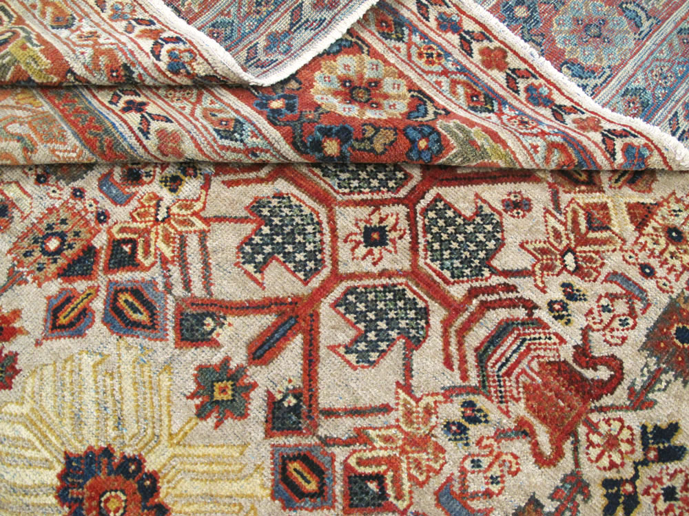 Antique Persian Mahal Carpet, No.17121 - Galerie Shabab