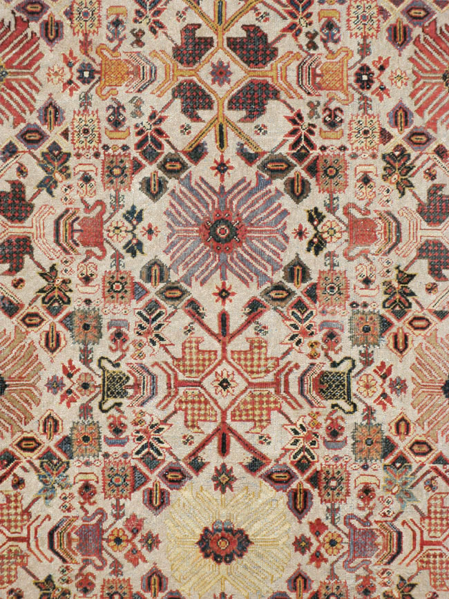Antique Persian Mahal Carpet, No.17121 - Galerie Shabab