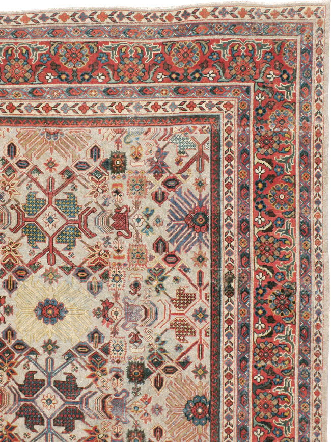Antique Persian Mahal Carpet, No.17121 - Galerie Shabab