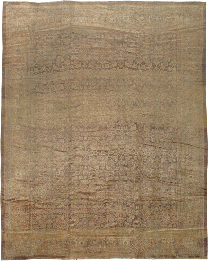Antique Persian Mahal Carpet, No.17130 - Galerie Shabab